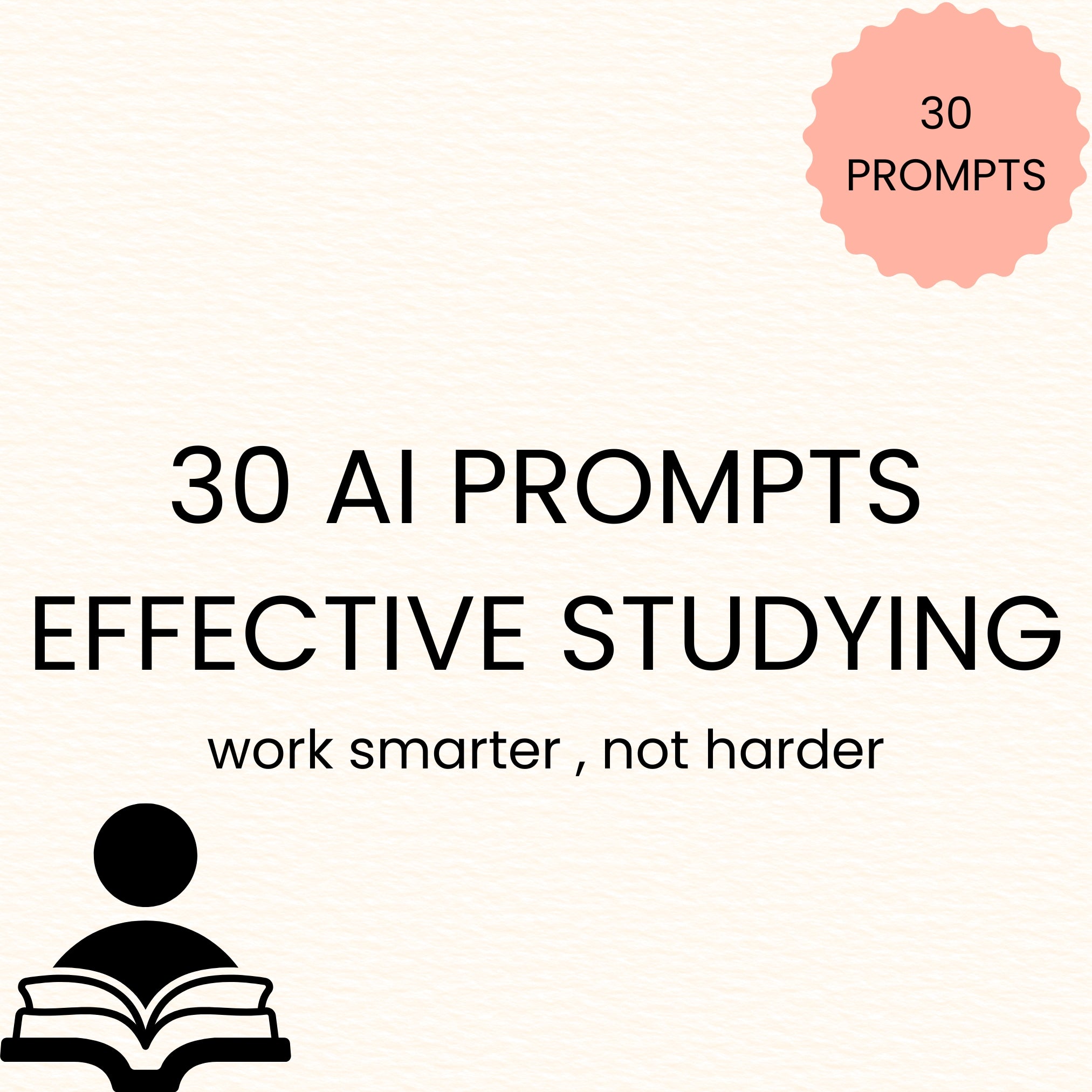 30 AI-Prompts für effektiveres lernen Schule/Uni (inkl. PLR-Lizenz)