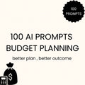 100 AI-Prompts für effektivere Budgetplanung (inkl. PLR Lizenz)