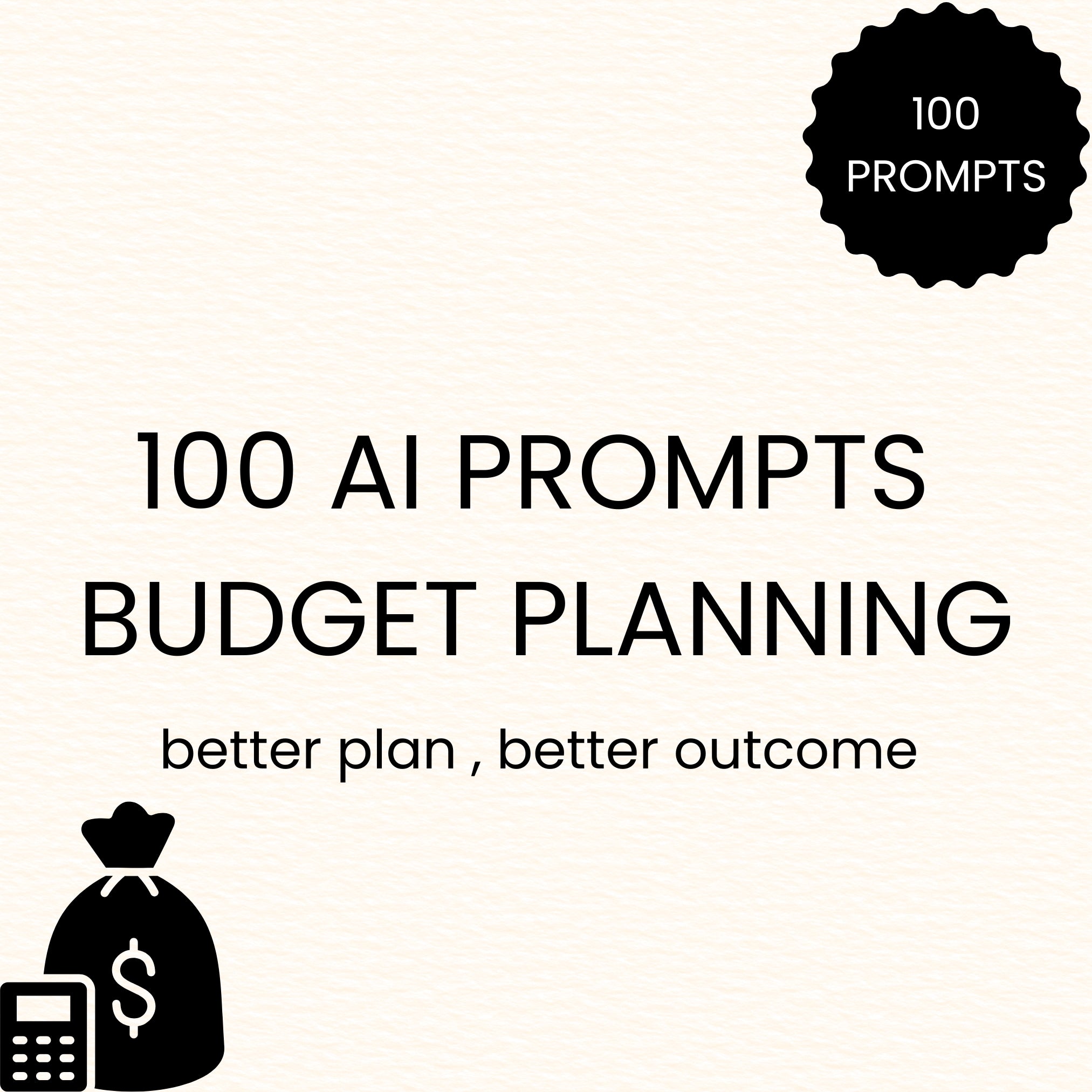 100 AI-Prompts für effektivere Budgetplanung (inkl. PLR Lizenz)